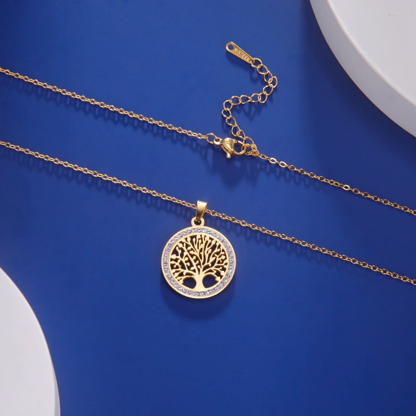 Arbre de vie collier variante or