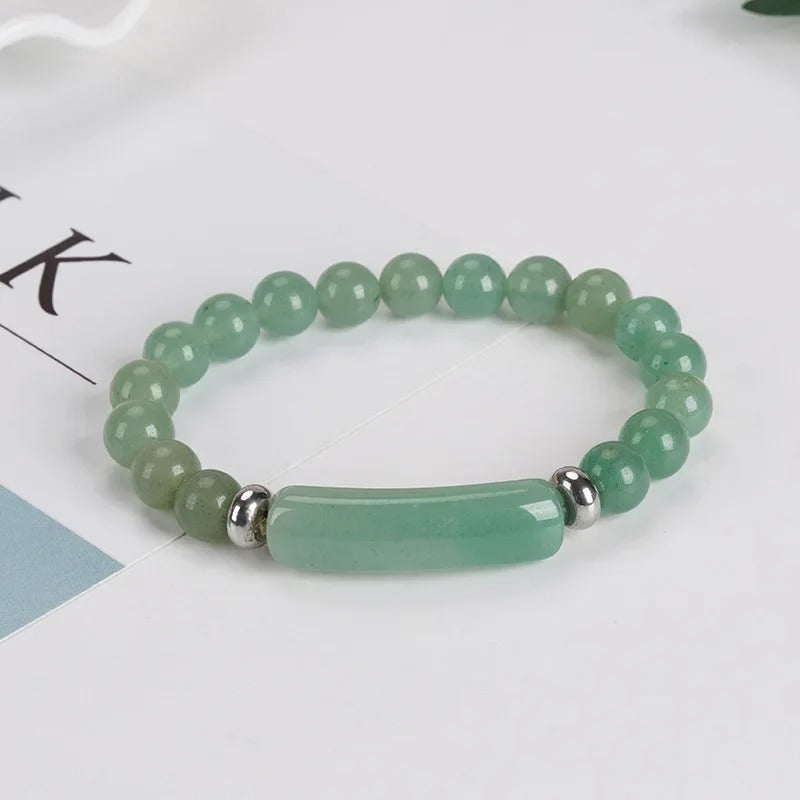 Bracelet Bien-ĂȘtre Pierres Naturelles variante aventurine verte