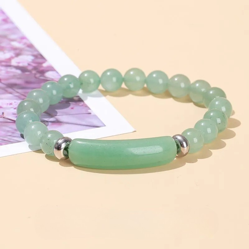 Bracelet Bien-ĂȘtre Pierres Naturelles variante aventurines verte