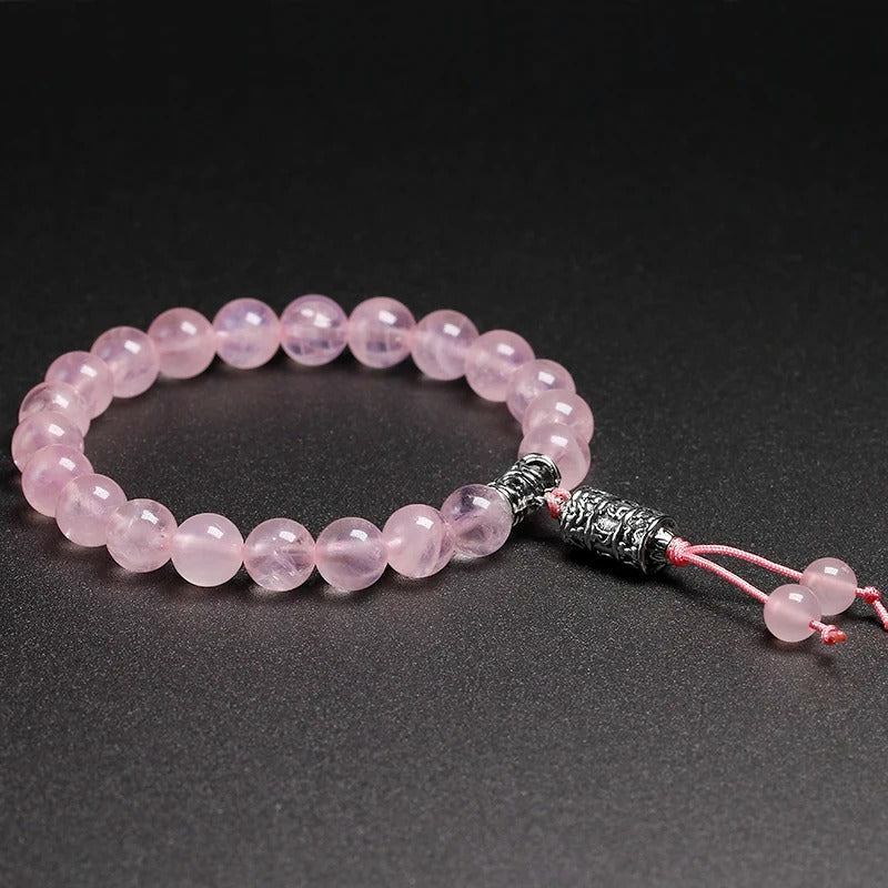 Bracelet quartz rose droite
