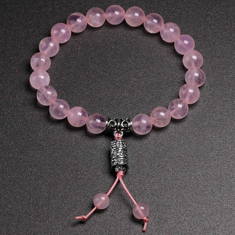 Bracelet quartz rose haut