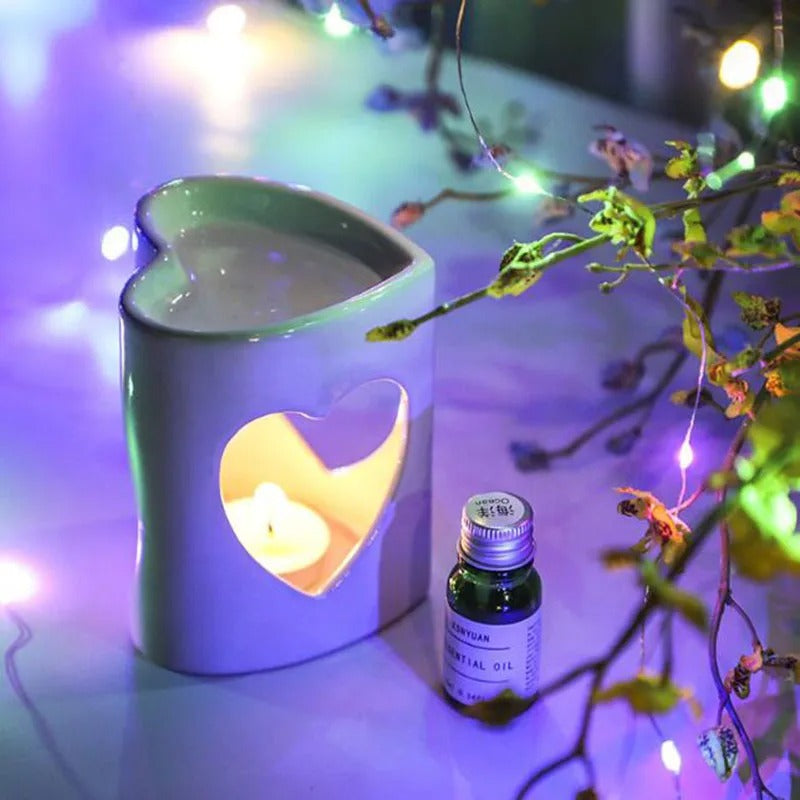 Brule parfum coeur allume