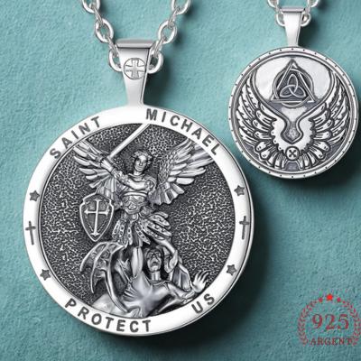 Collier archange Michael duo 2