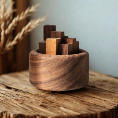 Diffuseur Huile Essentielle - "Cœur de Bois"