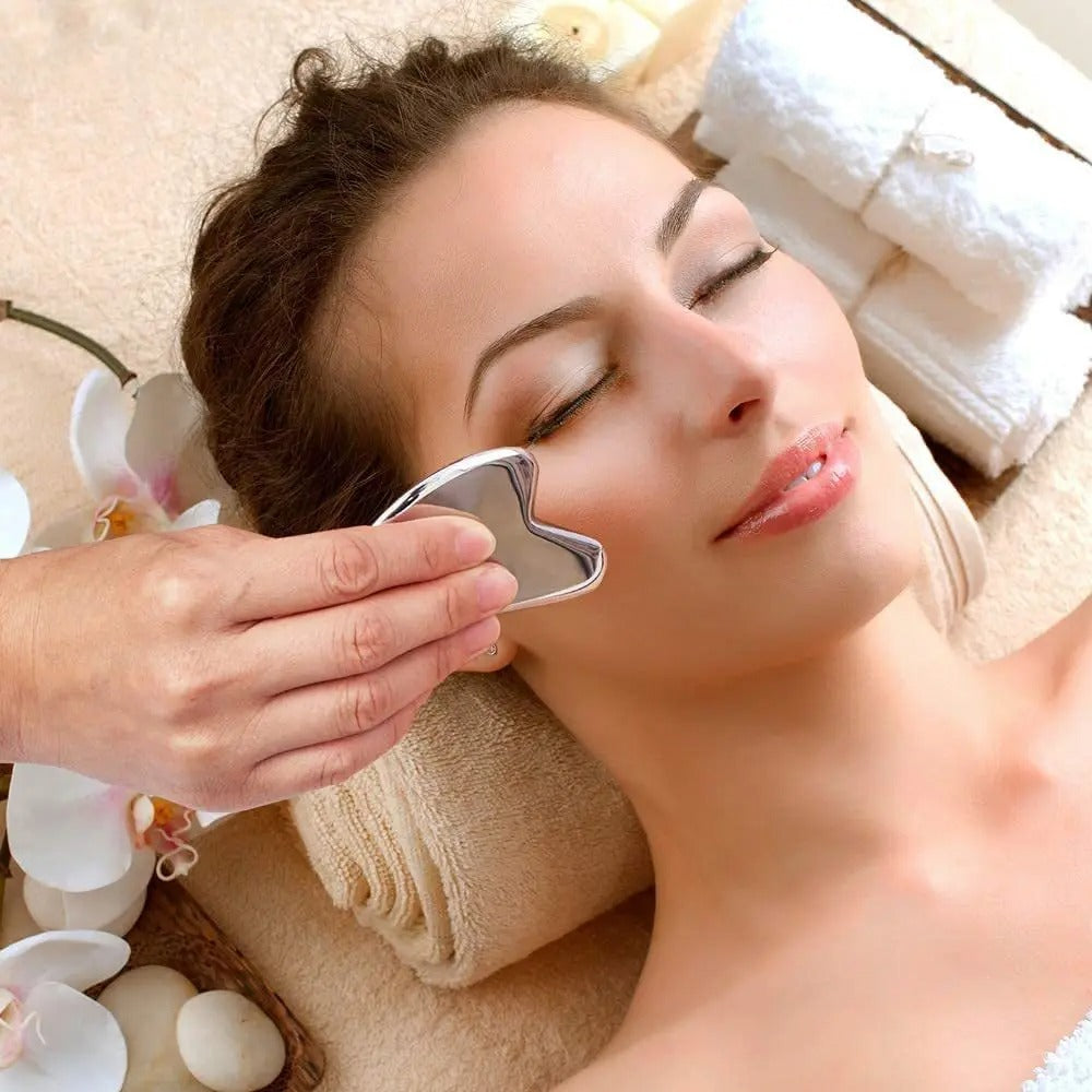 Gua Sha Acier visage
