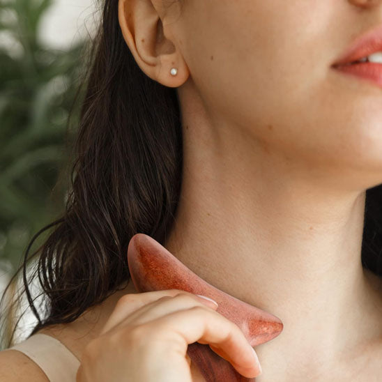 Gua Sha bois cou devant 1