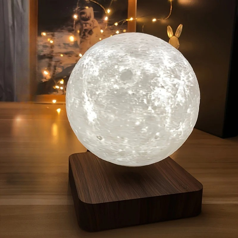 Lampe lune-Magnetique 3D froid