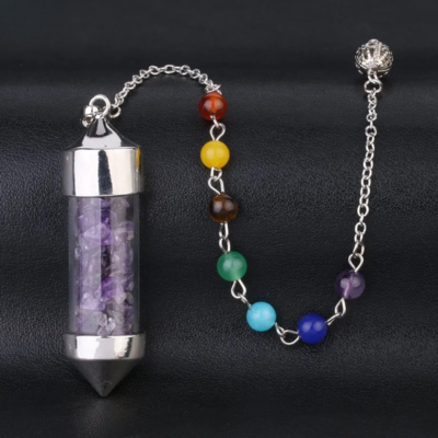 Pendule oui non Elixir Cristallin Amethyste