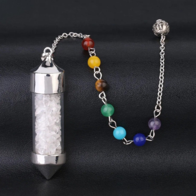 Pendule oui non Elixir Cristallin cristal de roche