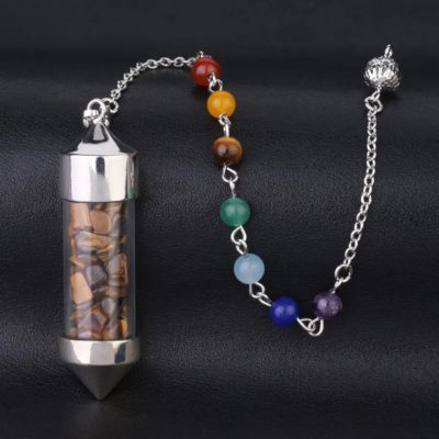 Pendule oui non Elixir Cristallin oeil de tigre