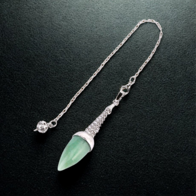 Pendule oui non spirale d harmonie vert
