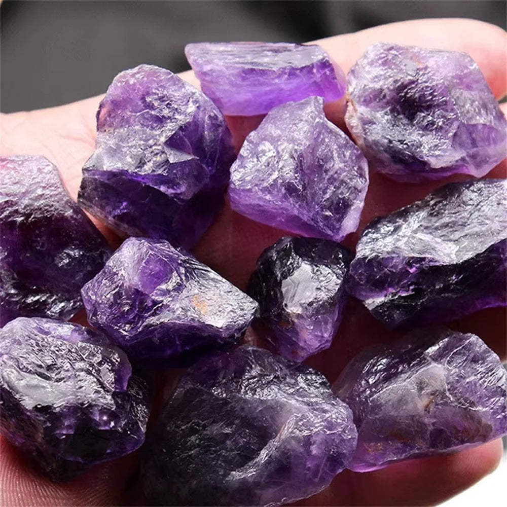 Pierre naturelle amethyste brute
