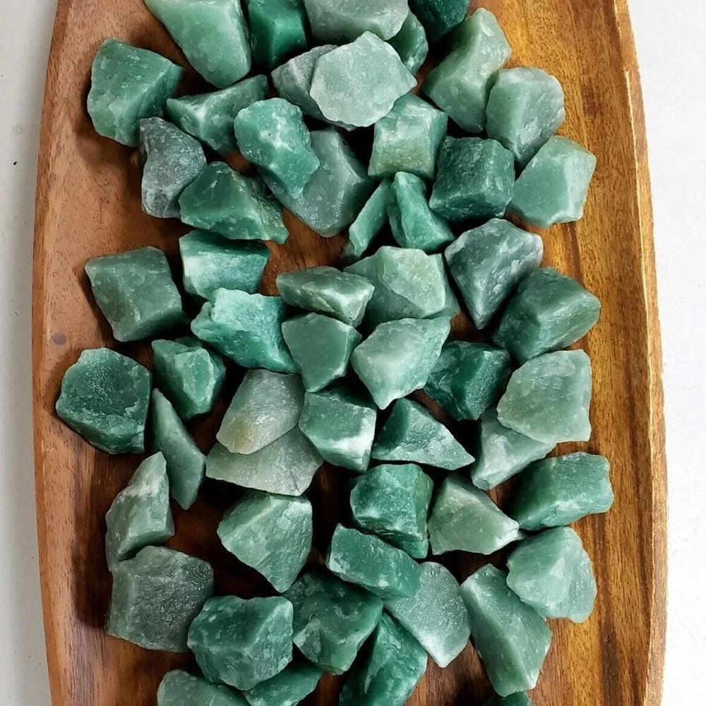 Pierre naturelle aventurine brute plateau