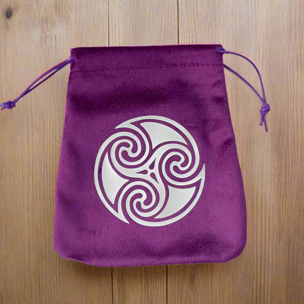 Pochette esoterique en velours variante 2