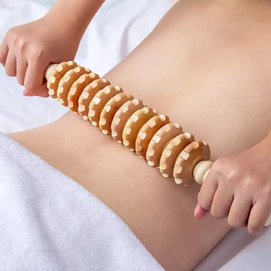 Rouleau de massage bois dos