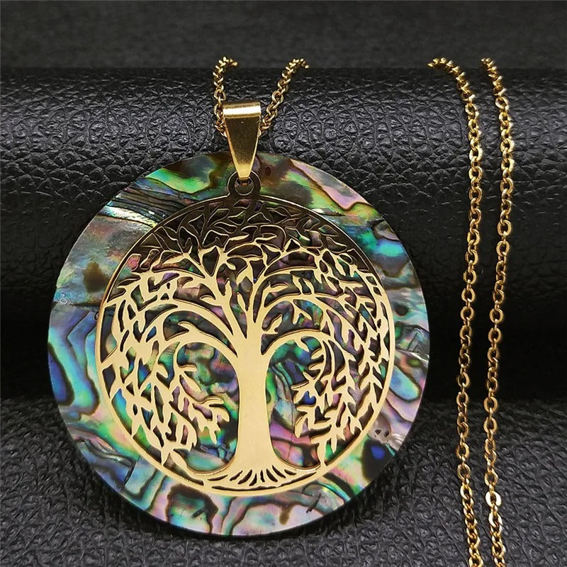 arbre de vie collier ormeau modele 1