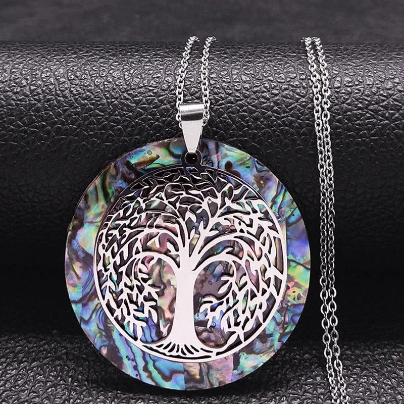 arbre de vie collier ormeau modele 2