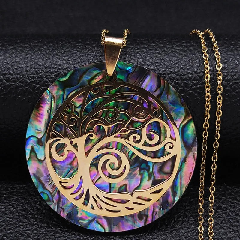 arbre de vie collier ormeau modele 3