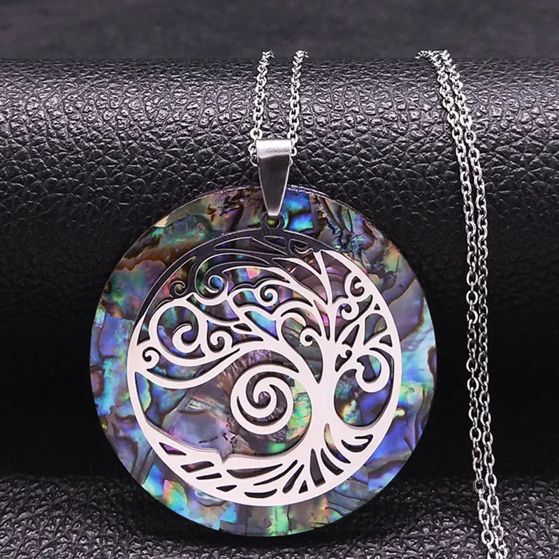 arbre de vie collier ormeau modele 4