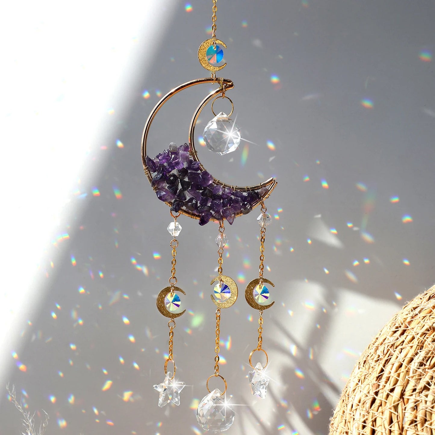 attrape soleil lune violet