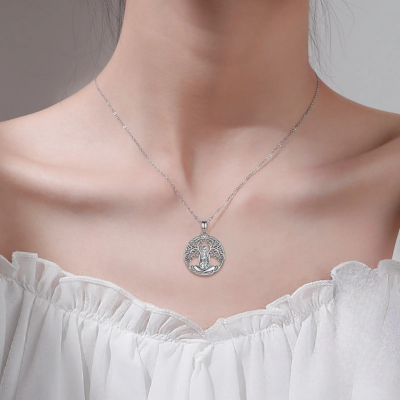 collier terre mere cou
