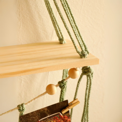etagere macrame zoom planche