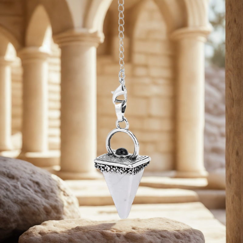 pendule porte des energies variante howlite