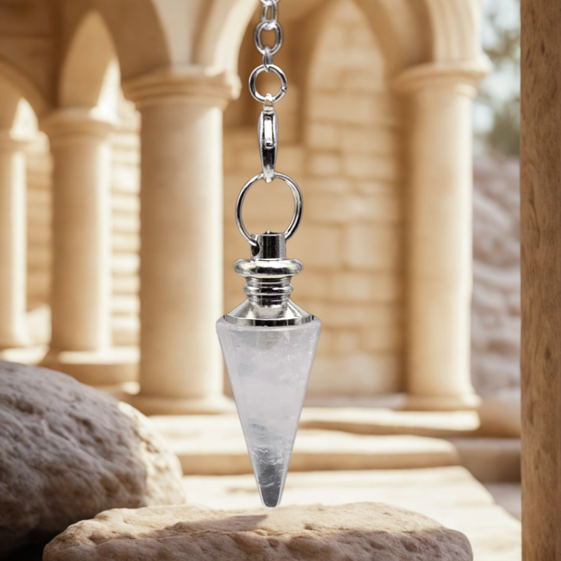 pendule cristal de roche refonte