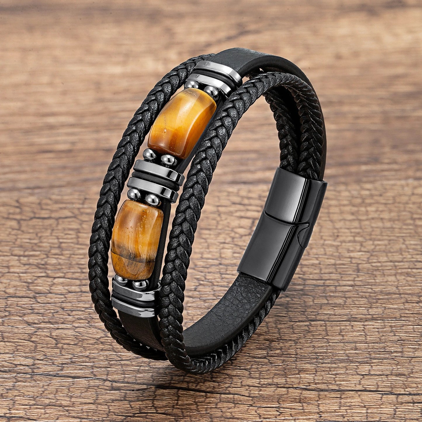 Bracelet homme Energie et Protection debout