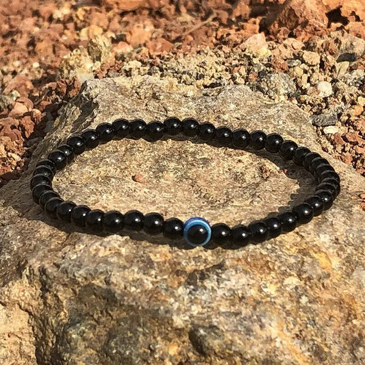 Bracelet pierres naturelles Anti Mauvais Oeil pierre