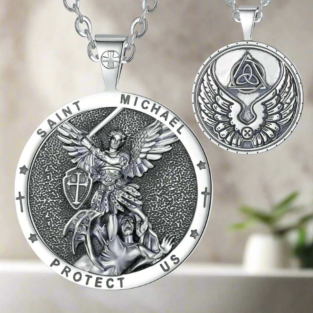 Collier archange Michael duos