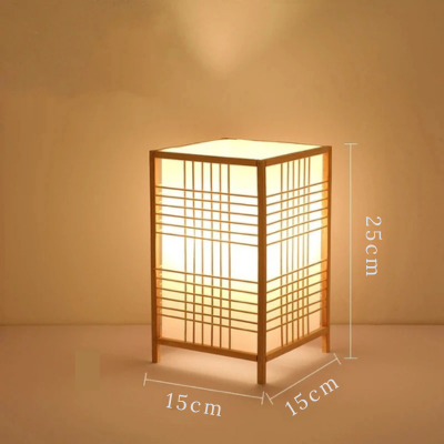Lampe Japonaise bois tailles