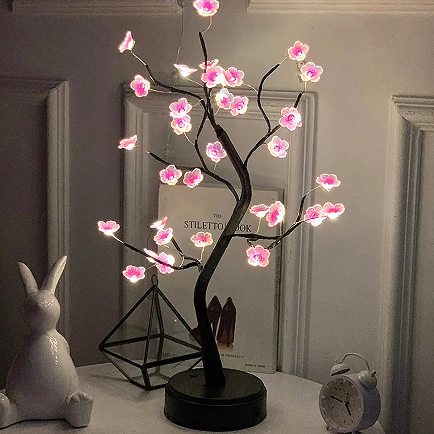 Lampe led arbre presentation