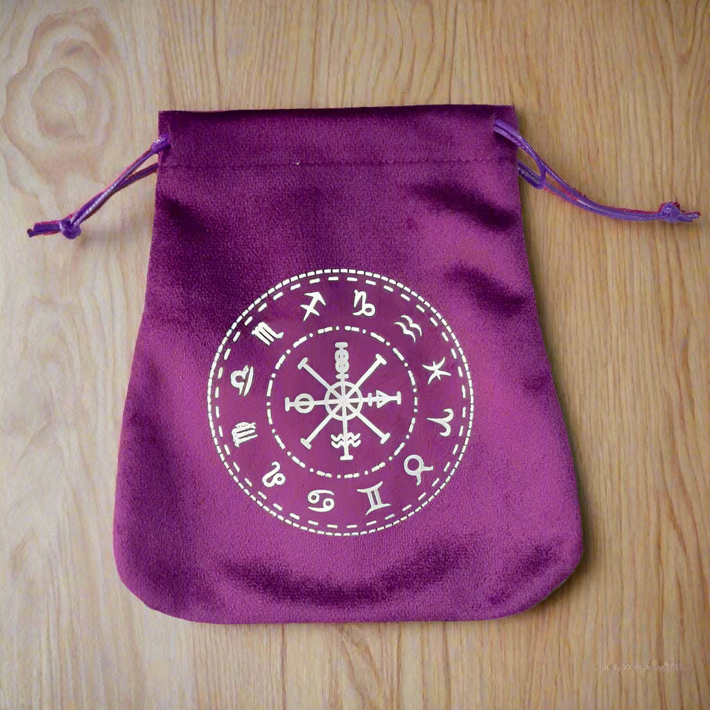 Pochette esoterique en velours variante 3