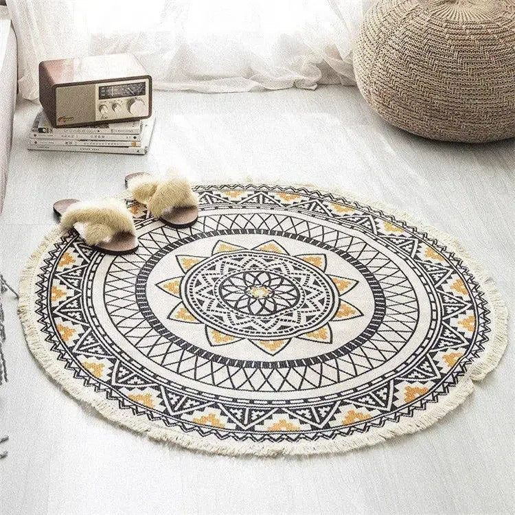 Tapis mandala or