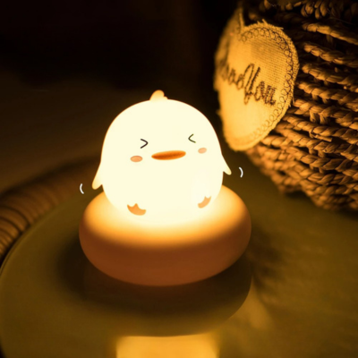 Veilleuse enfant poussin sombre
