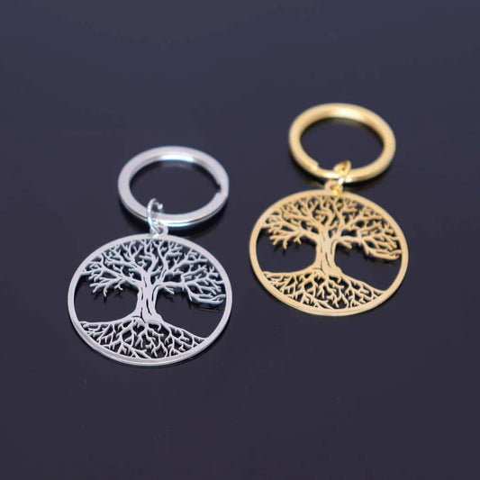 arbre de vie porte cle duo