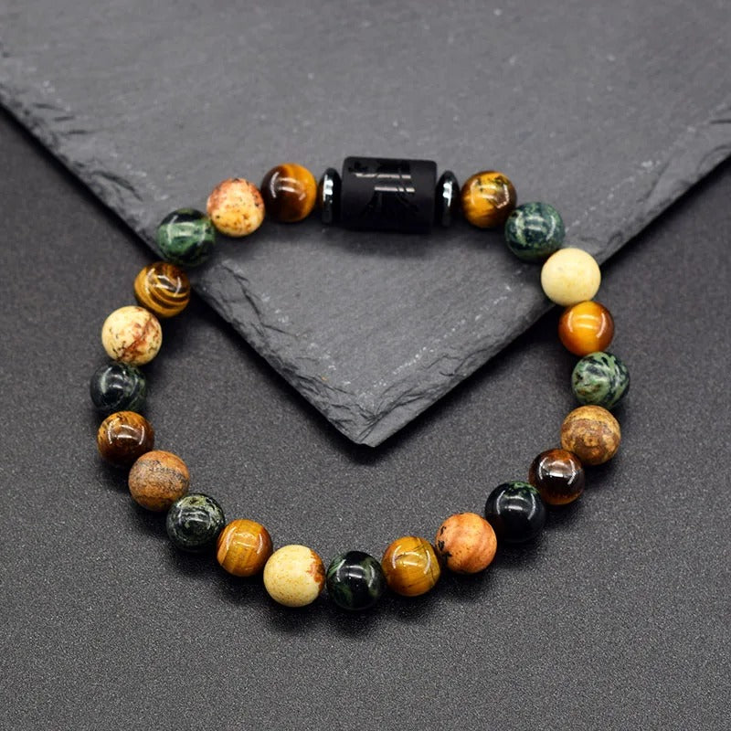 bracelet signe zodiaque ardoise