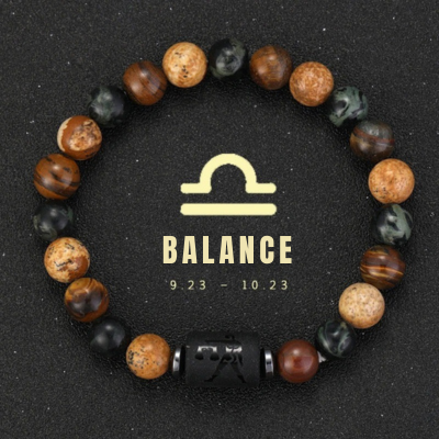 bracelet signe zodiaque balance