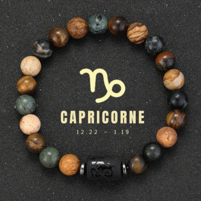 bracelet signe zodiaque capricorne
