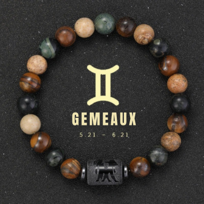 bracelet signe zodiaque gemeaux