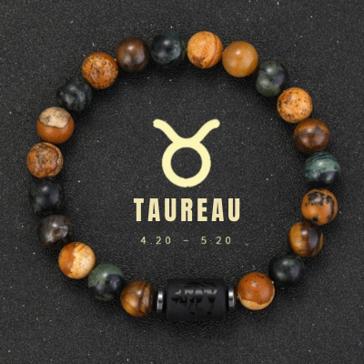 bracelet signe zodiaque taureau