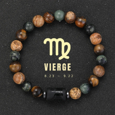 bracelet signe zodiaque vierge