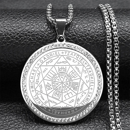 collier 7 archanges variante argent