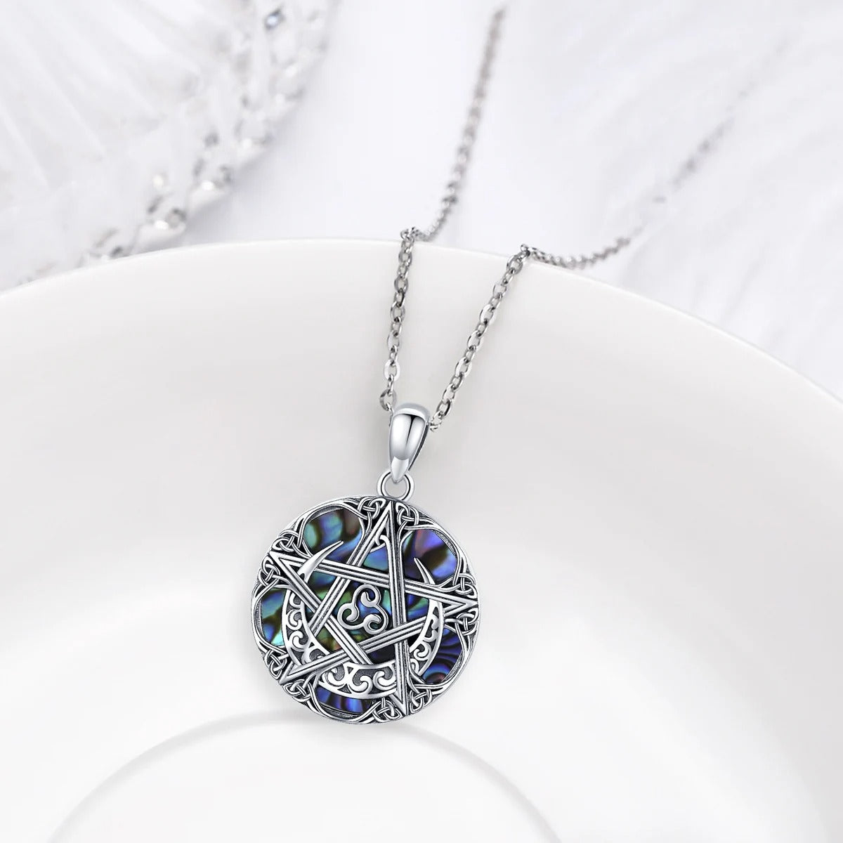 collier pentagramme couche