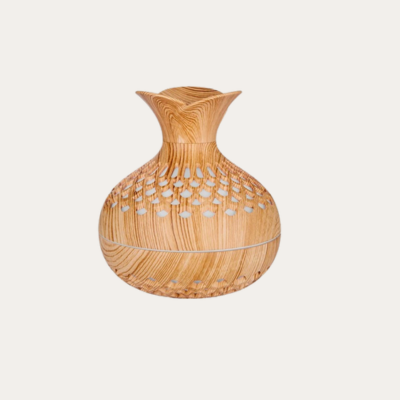 diffuseur aux huiles essentielles vase bois caroussel