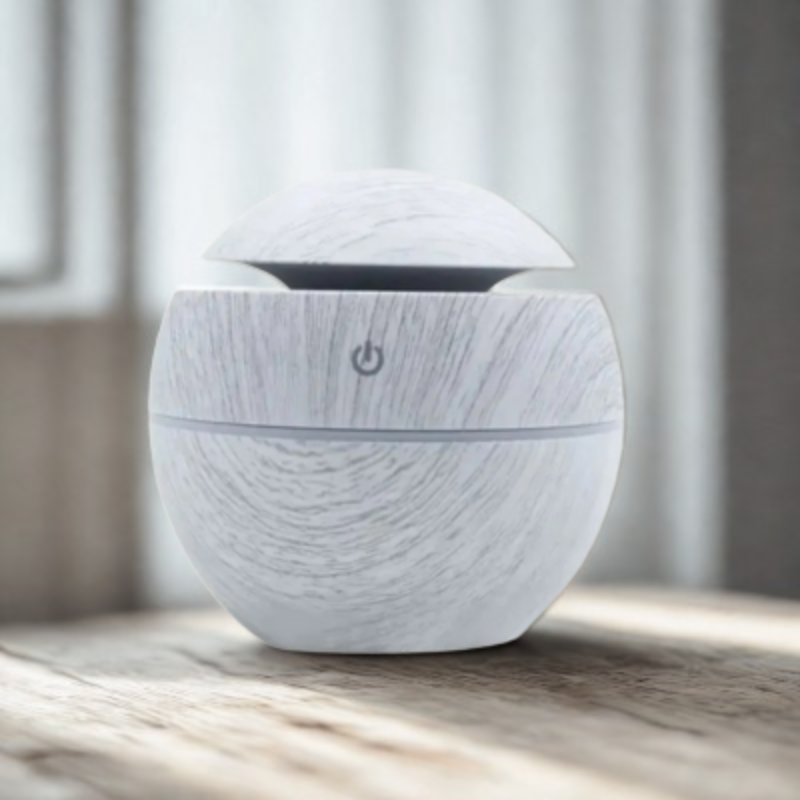 diffuseur huile essentielle boule blanc bis