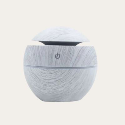 diffuseur huile essentielle boule blanc