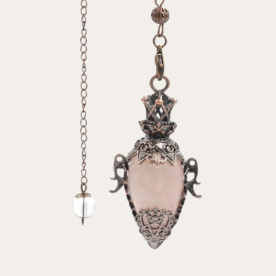 pendule oui non got rose quartz