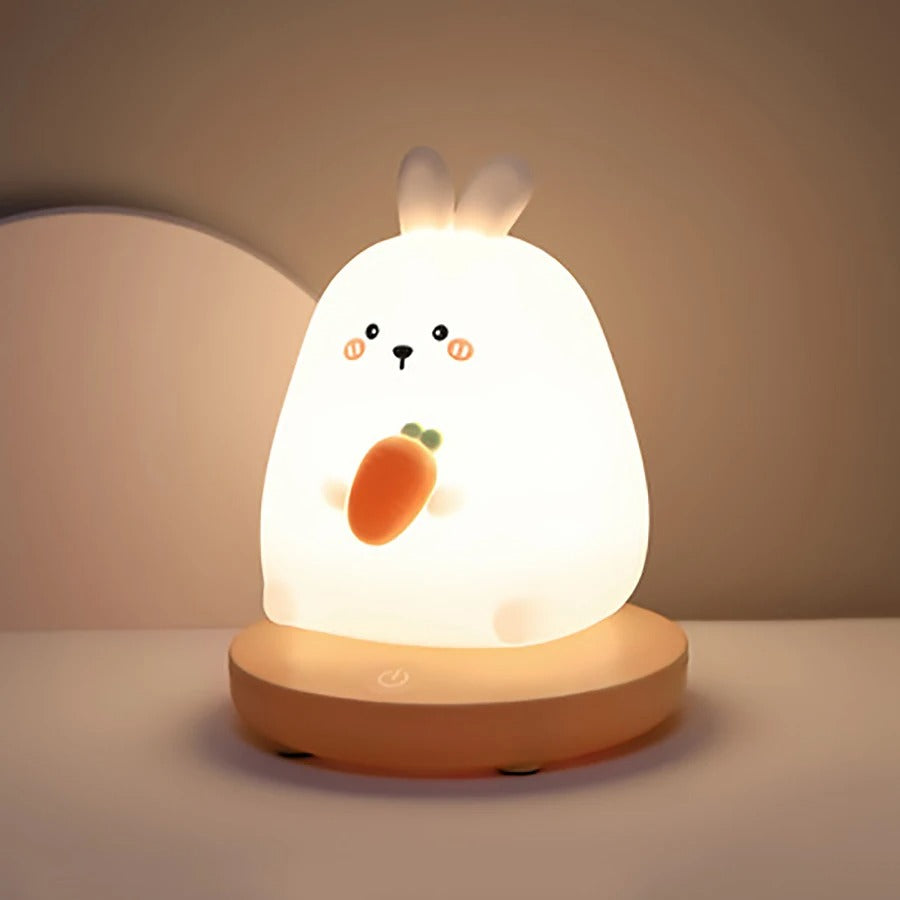veilleuse enfant variante lapin carotte